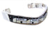 Multicolor Silver Native American Design Cuff Bracelet YS67381